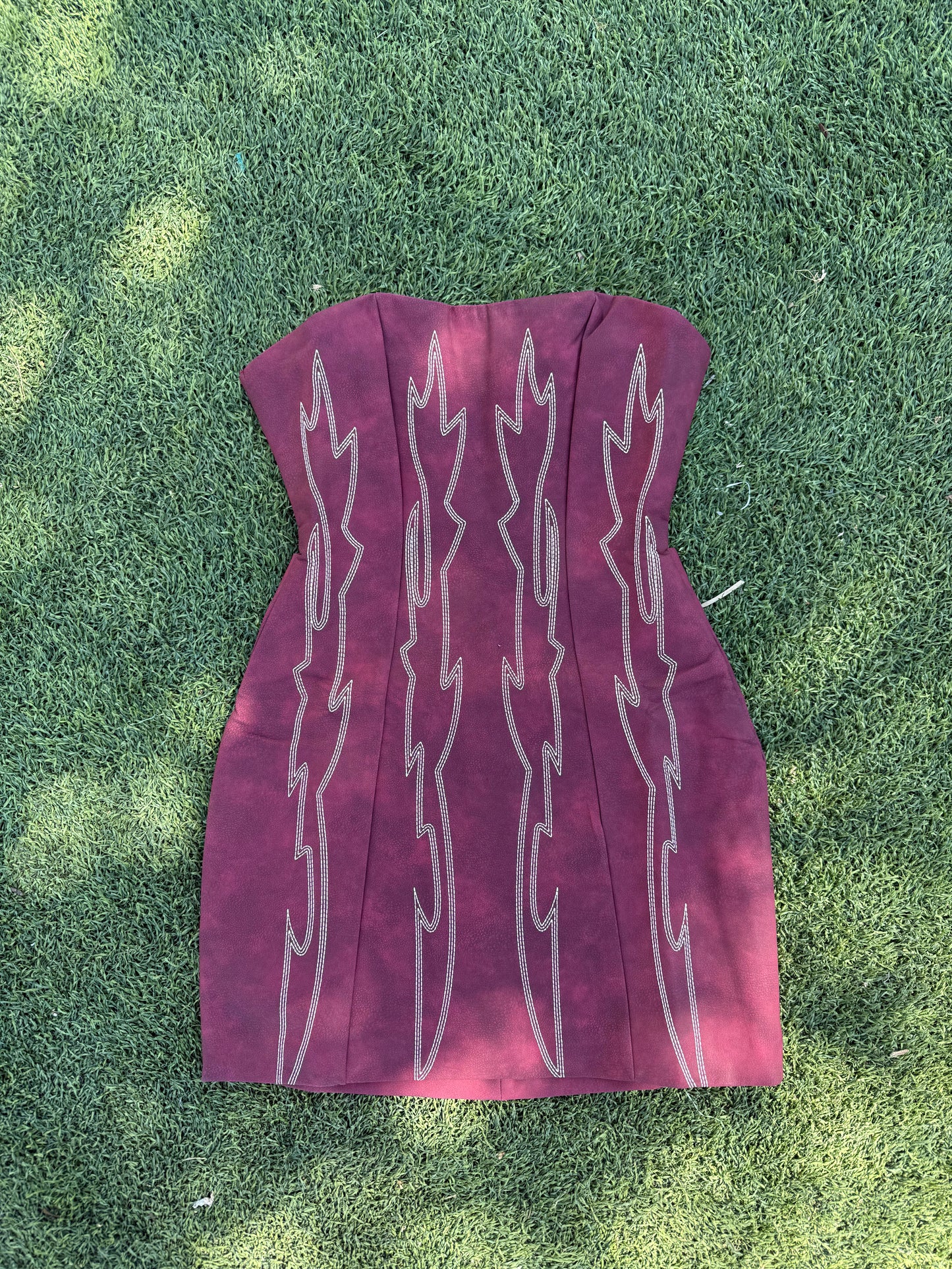 Cherry western dress